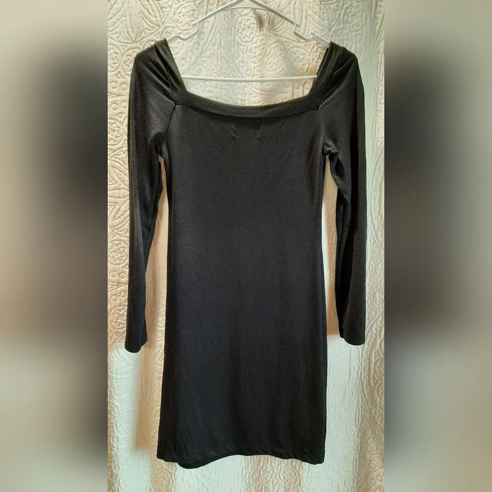 Urban Outfitters Dress Womans Small Black Long Sleeve Formal Party Classic - Picture 4 of 12